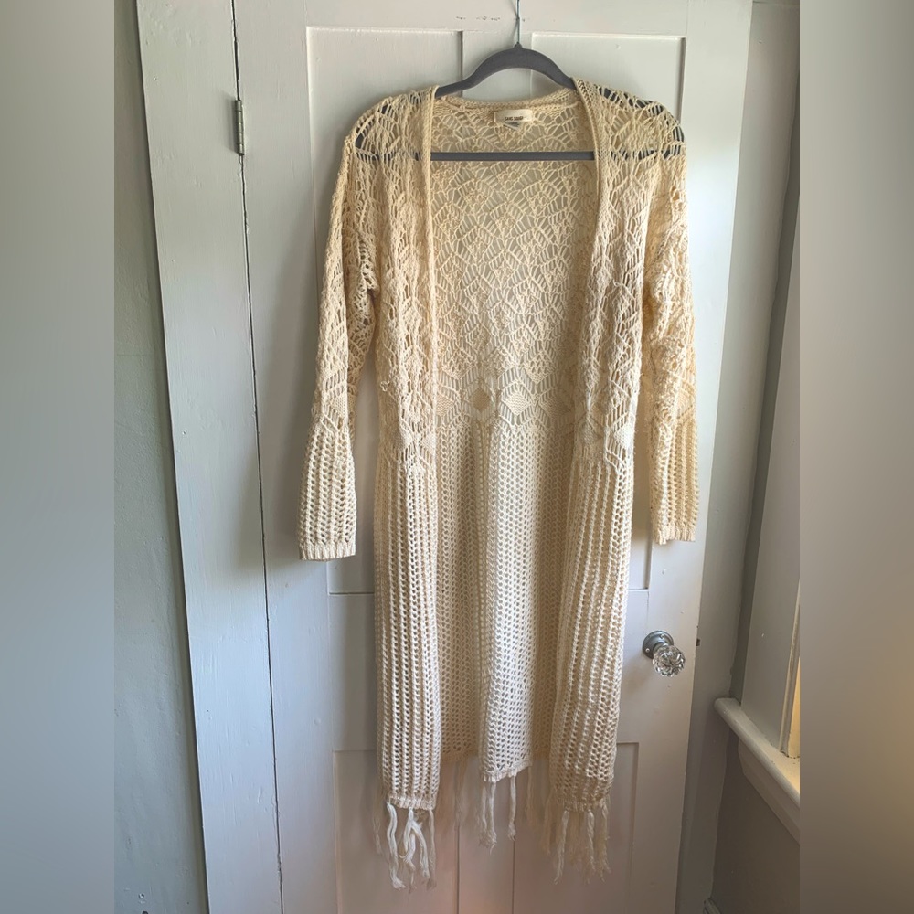 Sans Souci Crochet Duster / Cardigan